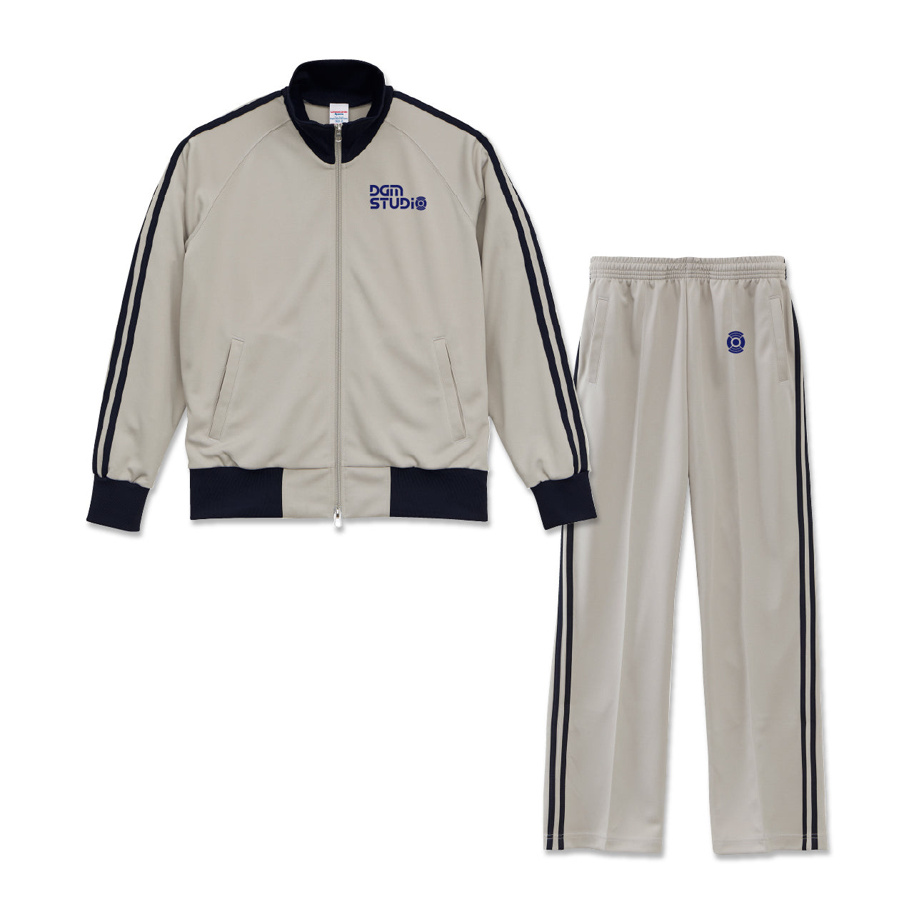 ナイシングガルーダジャージ（ライトグレー × ネイビー）＋ ドグマ風見