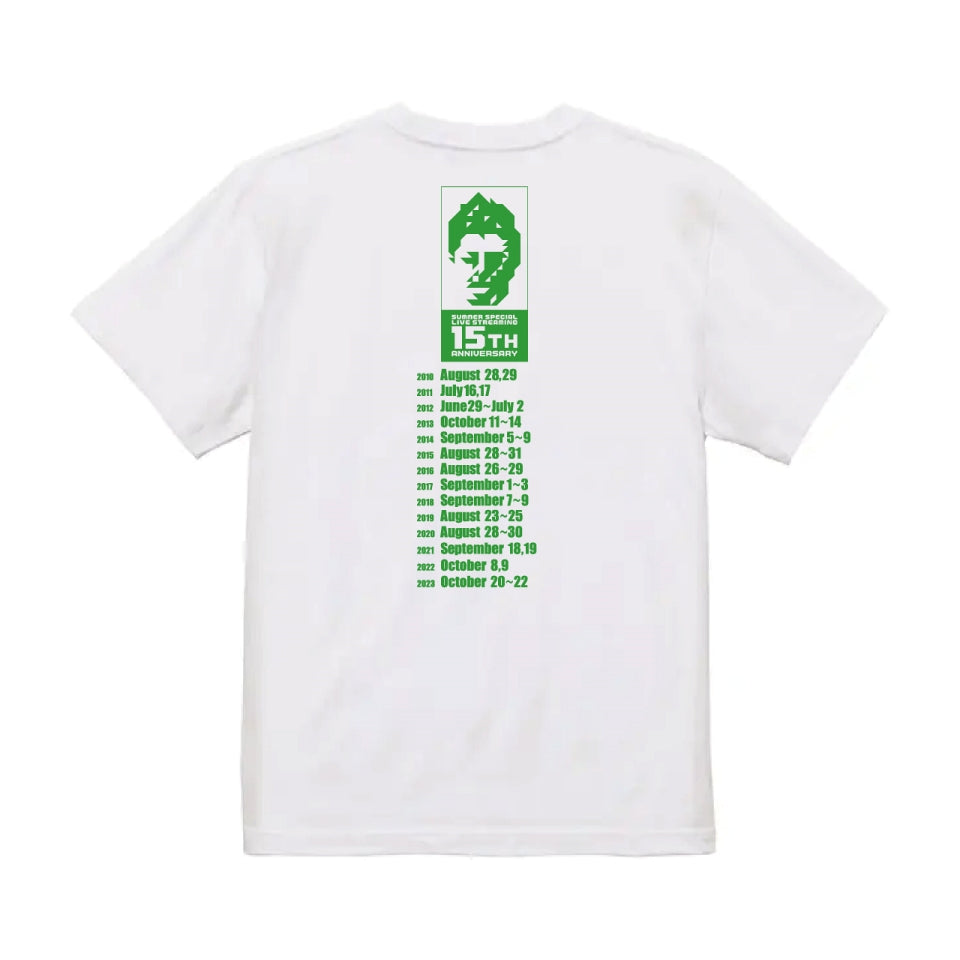 DGM STUDIO 15周年記念 15th Anniversary 嬉しっこ Tシャツ ホワイト