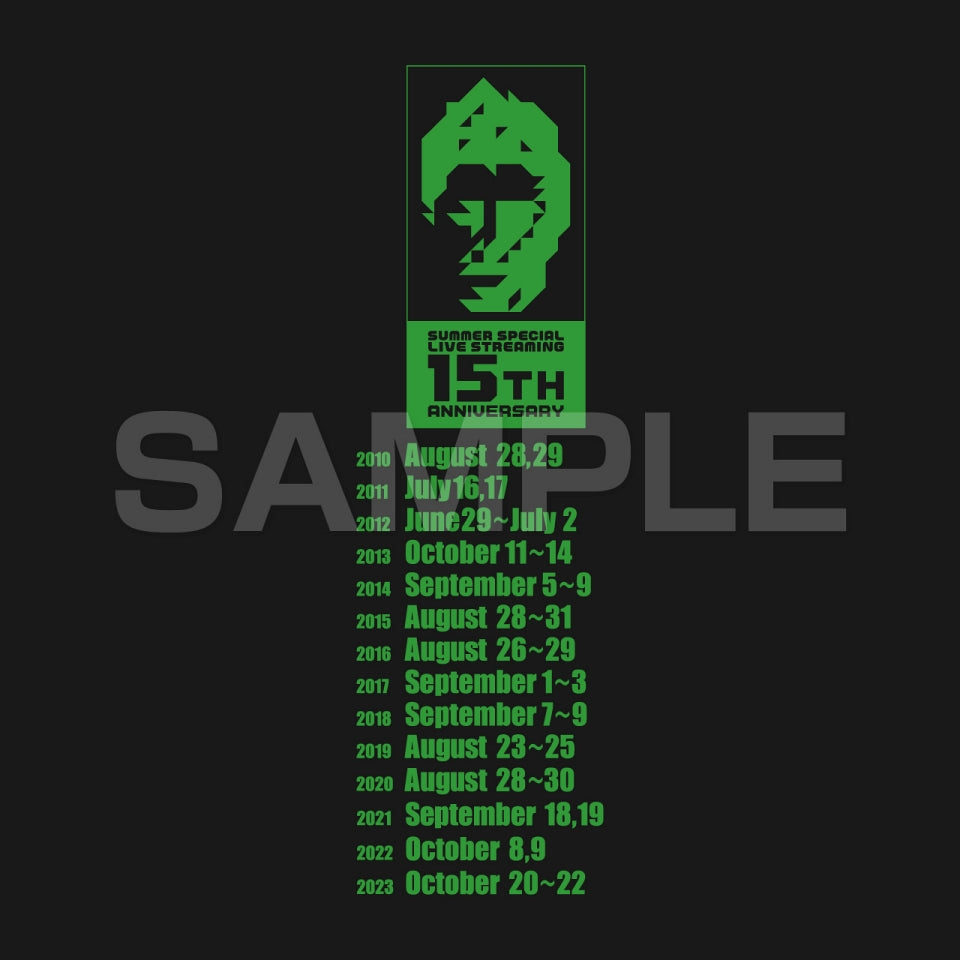 DGM STUDIO 15周年記念 15th Anniversary 嬉しっこ Tシャツ ブラック