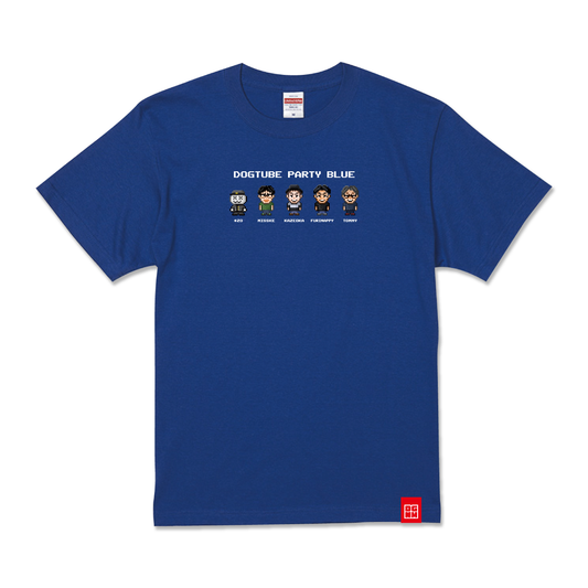 DOGNAMA PARTY BLUE Tシャツ