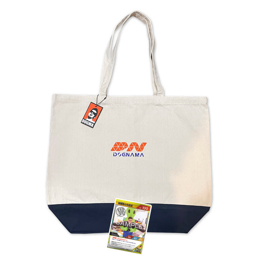 【発掘保管品】DGNM エコロジーワンダフルトートバッグ＋ラバーストラップ（ランダム１個付き）＋トレカ（衛離鞍との遭遇）付き