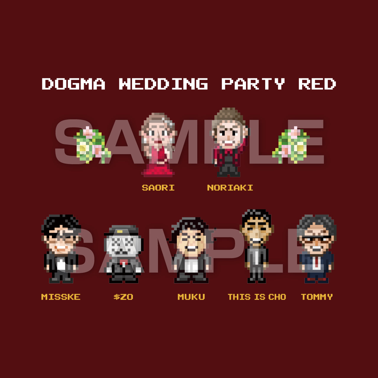 【受注生産】ウエディング Tシャツ お色直しレッド